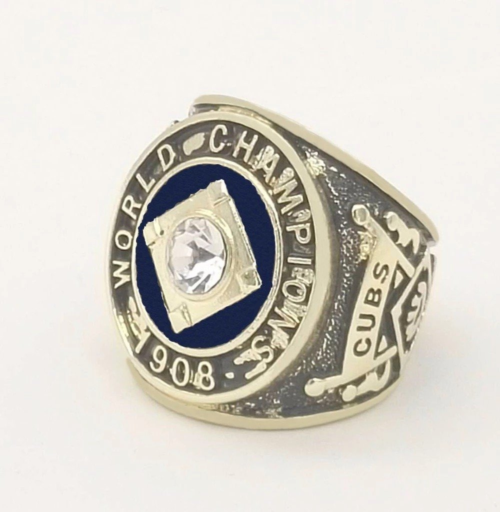 1908 Chicago Cubs World Series Championship Ring - Standard Series