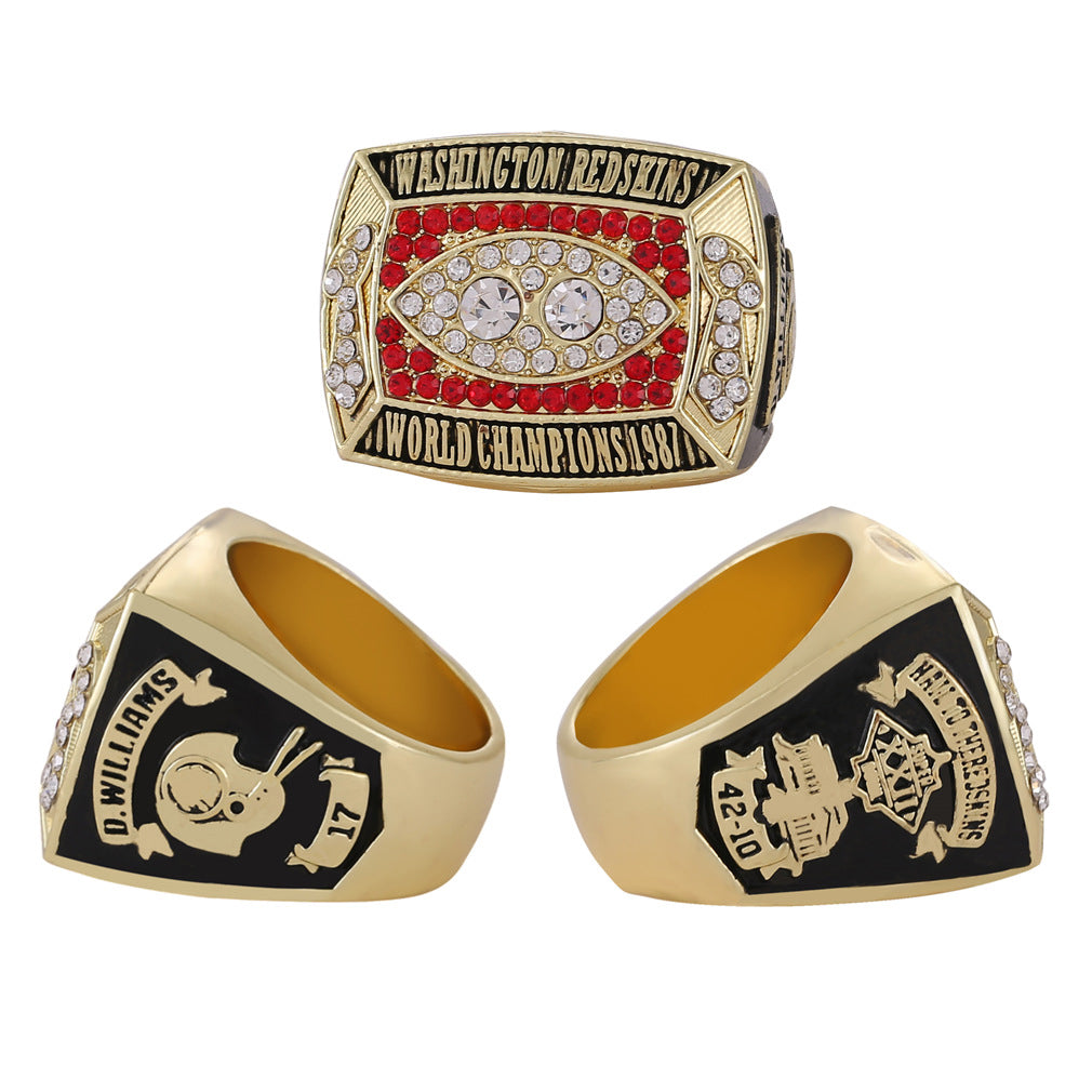 1987 Washington Redskins Super Bowl XXII Championship Ring - Williams' Historic Performance