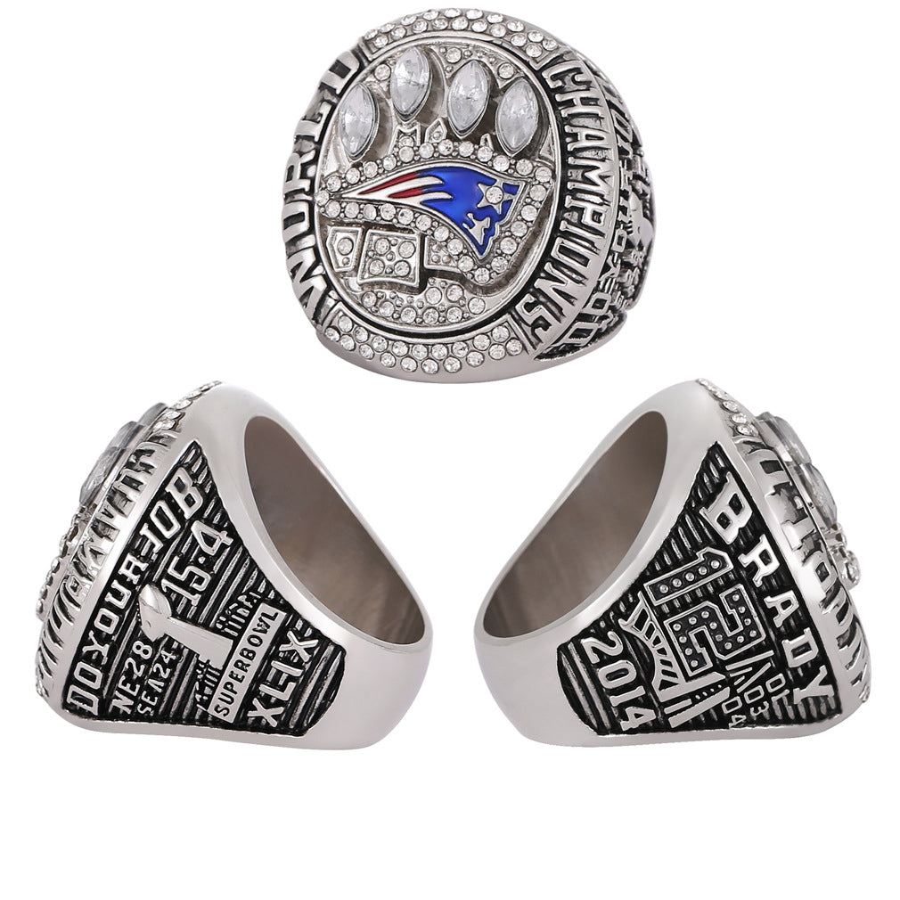 2014 New England Patriots Super Bowl XLIX Championship Ring - The Butler Interception