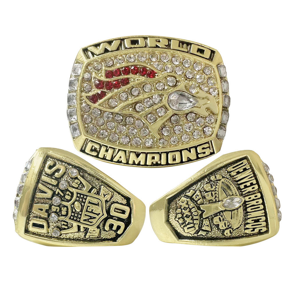 1997 Denver Broncos Super Bowl XXXII Championship Ring - Elway's First Glory