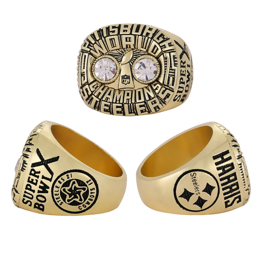 1975 Pittsburgh Steelers Super Bowl X Championship Ring - Back-to-Back Glory