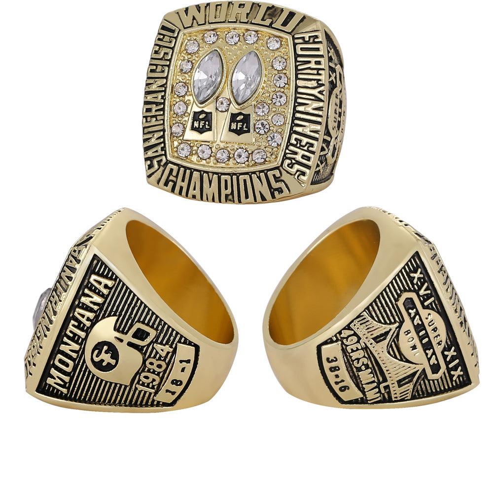 1984 San Francisco 49ers Super Bowl XIX Championship Ring - The 15-1 Dominance