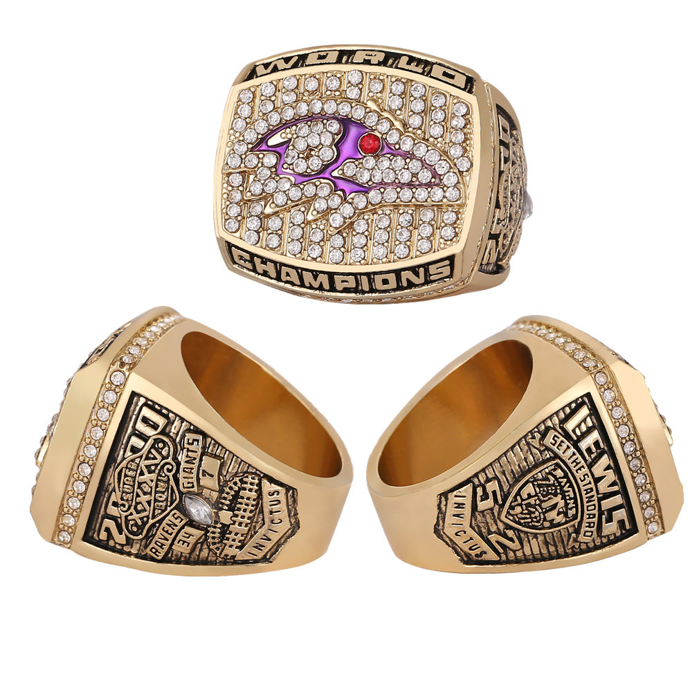 2000 Baltimore Ravens Super Bowl XXXV Championship Ring - Defensive Dominance