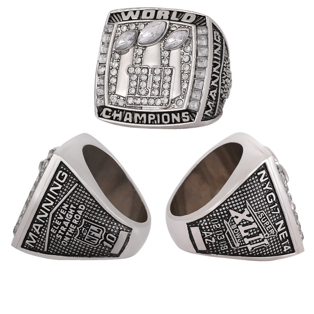 2007 New York Giants Super Bowl XLII Championship Ring - The Great Upset
