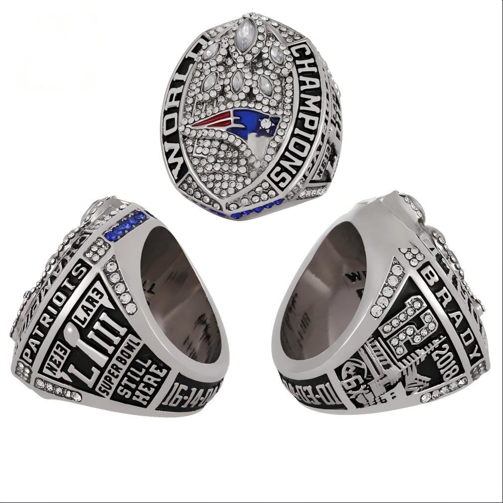 2018 New England Patriots Super Bowl LIII Championship Ring - The 6X Legacy