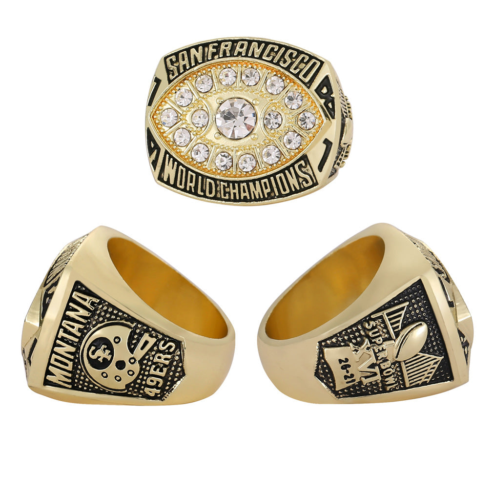 1981 San Francisco 49ers Super Bowl XVI Championship Ring - The Dawn of a Dynasty