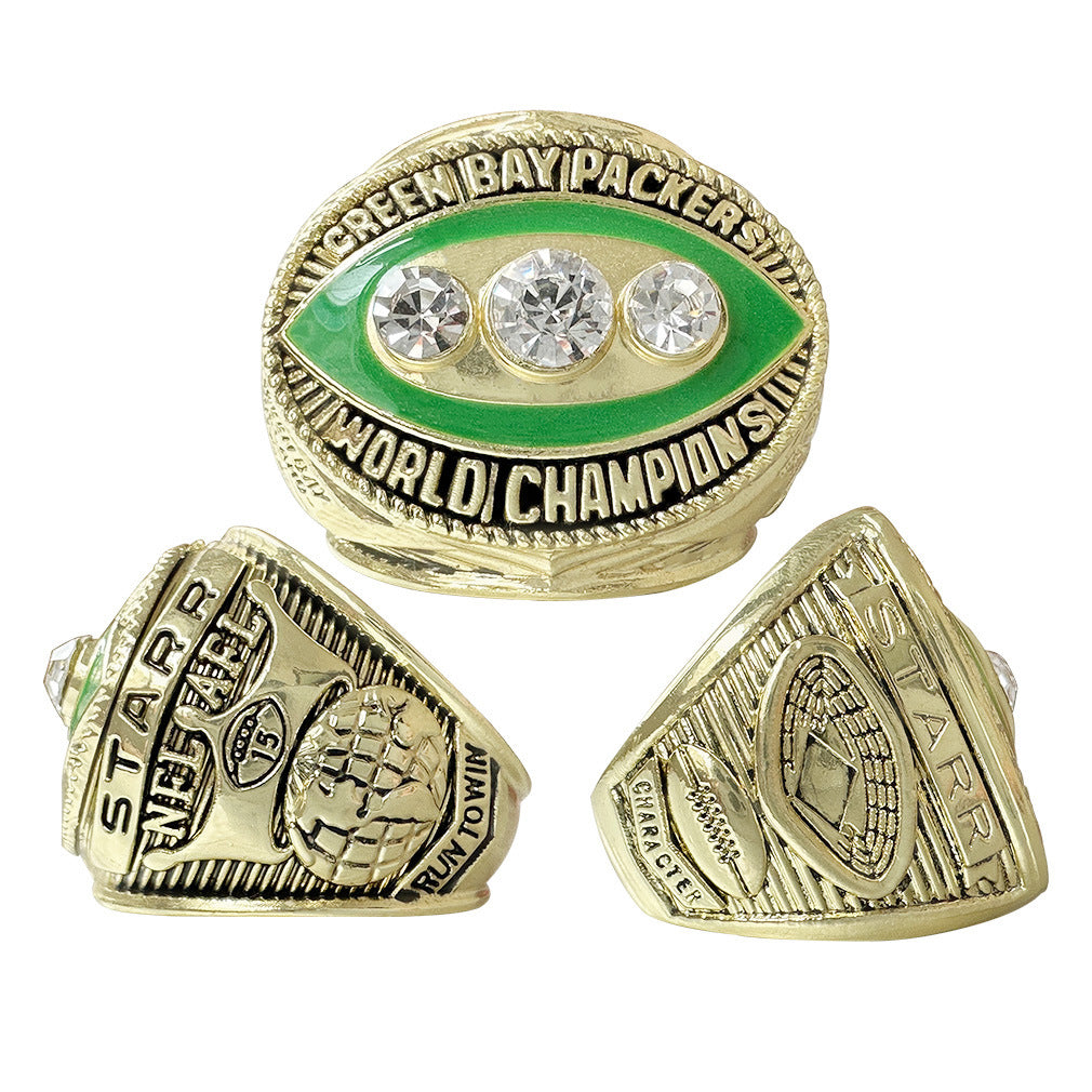 1967 Green Bay Packers Super Bowl II Championship Ring - The Lombardi Repeat