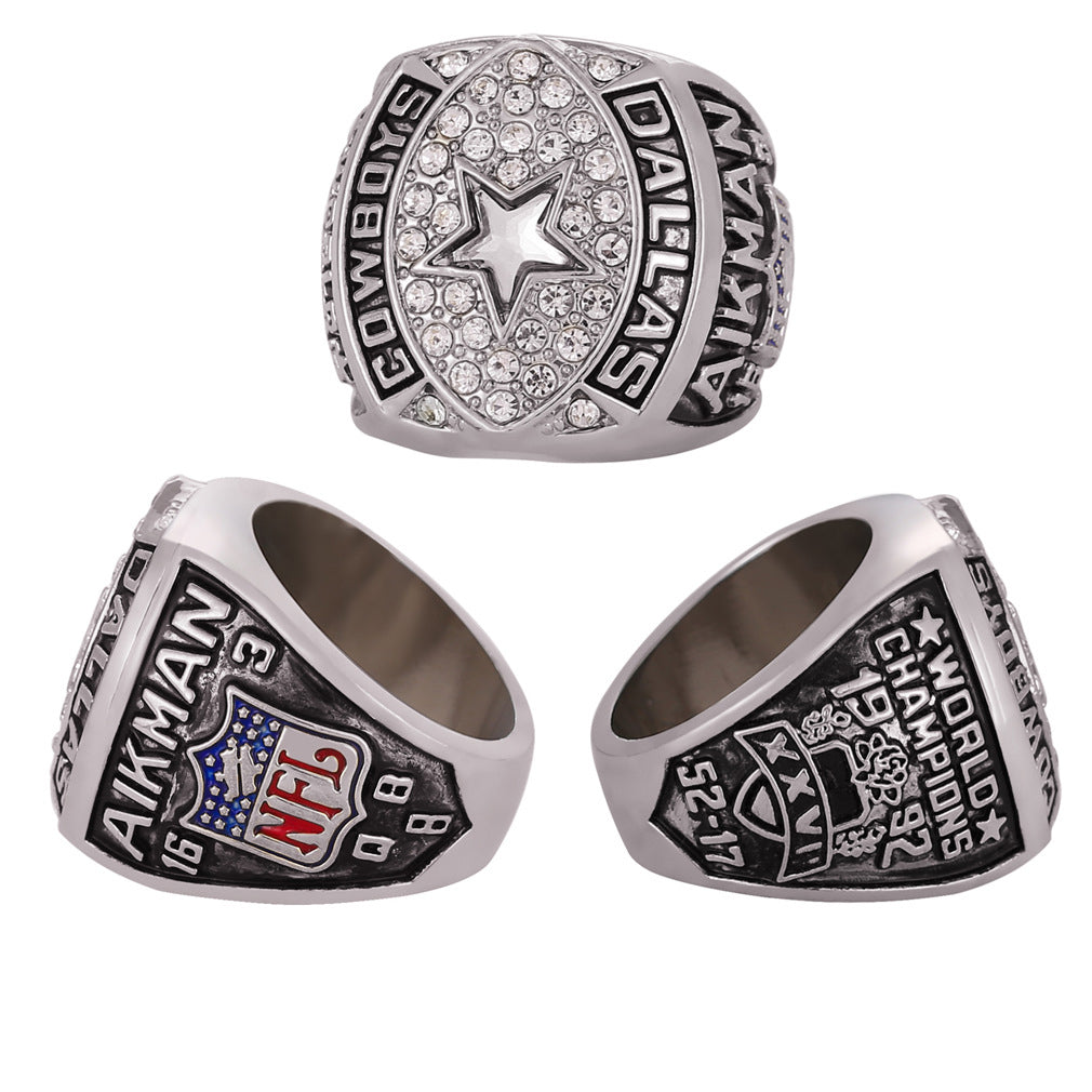1992 Dallas Cowboys Super Bowl XXVII Championship Ring - The 90s Dynasty Begins