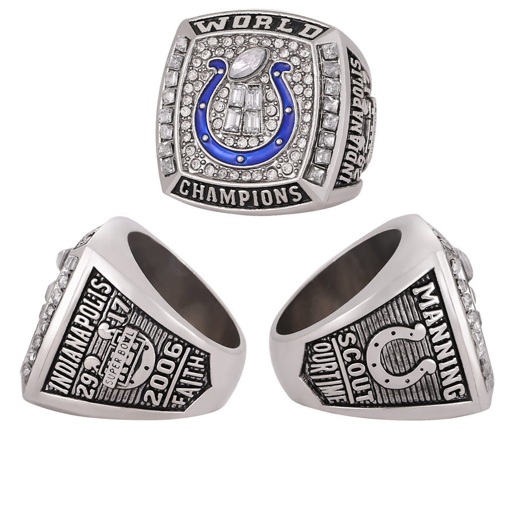 2006 Indianapolis Colts Super Bowl XLI Championship Ring - Peyton Manning's Masterpiece