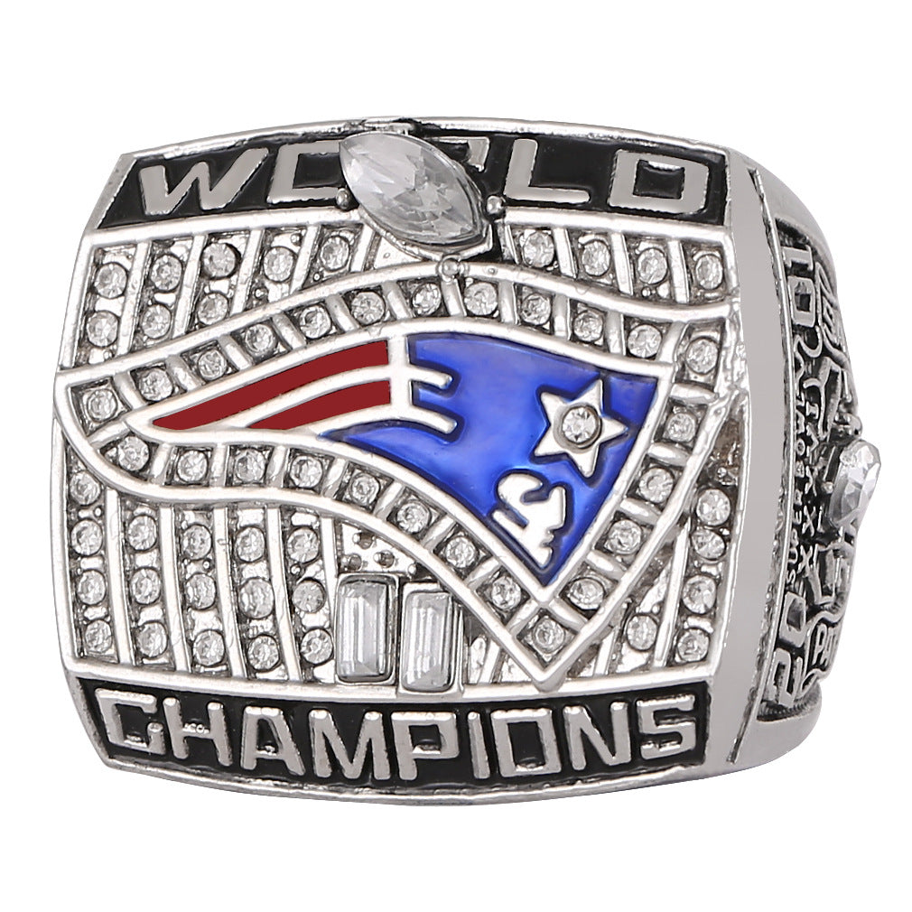 2001 New England Patriots Super Bowl XXXVI Championship Ring - The First Dynasty Title