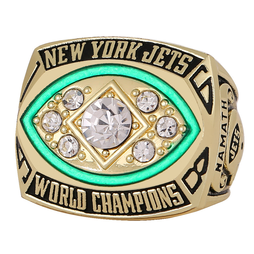 1968 New York Jets Super Bowl III Championship Ring - Namath's Guaranteed Victory