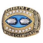 1990 New York Giants Super Bowl XXV Championship Ring - The Silver Anniversary Classic