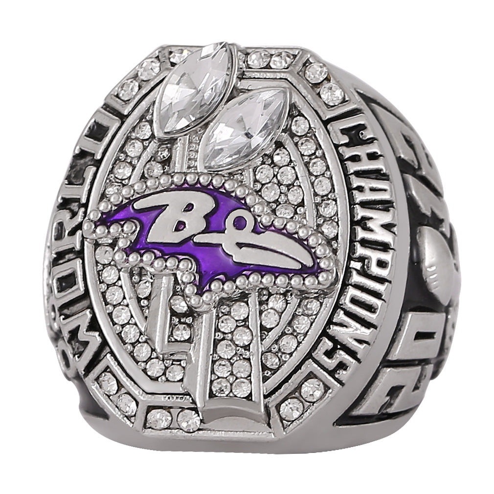 2012 Baltimore Ravens Super Bowl XLVII Championship Ring - Ray Lewis' Last Ride