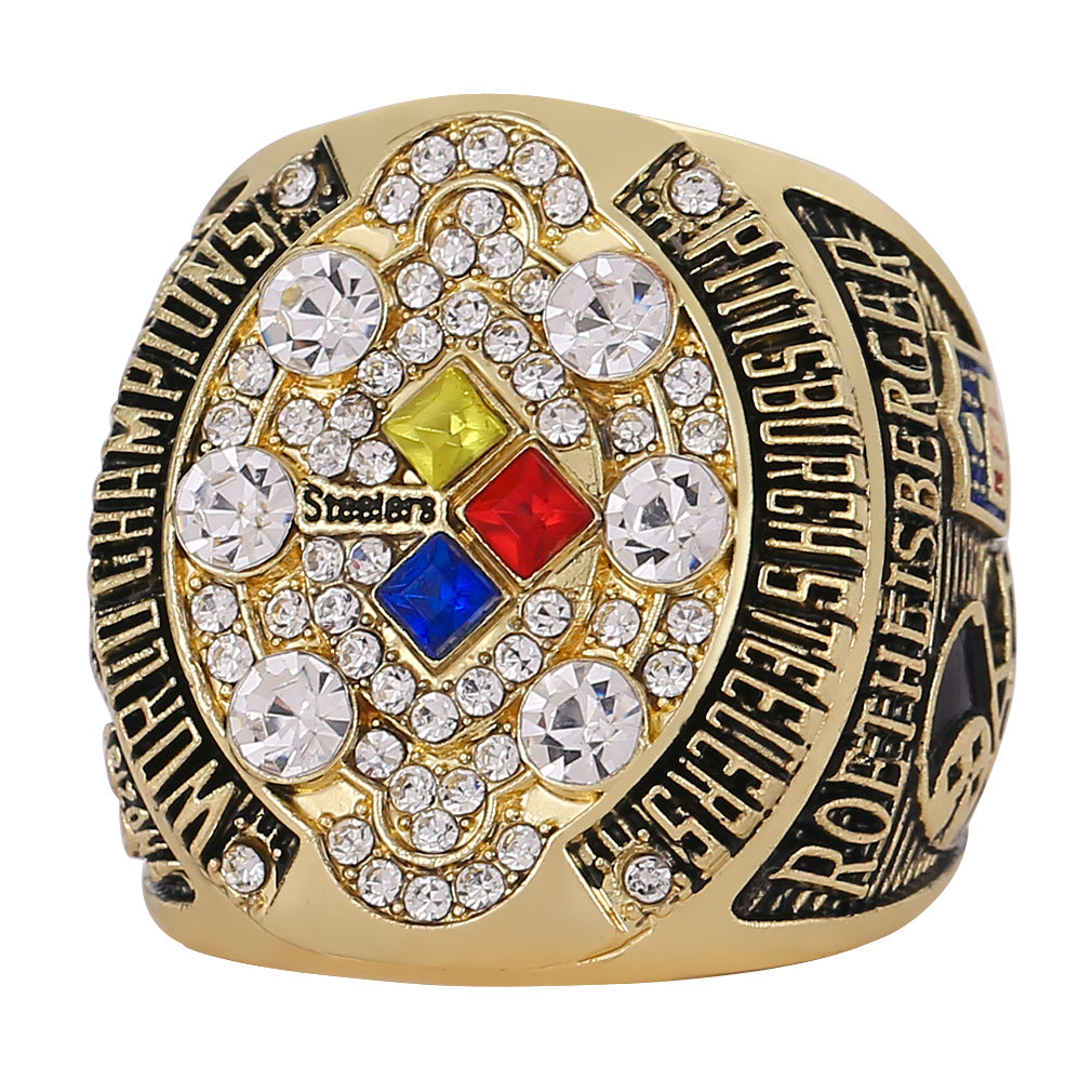2008 Pittsburgh Steelers Super Bowl XLIII Championship Ring - Record-Breaking Six