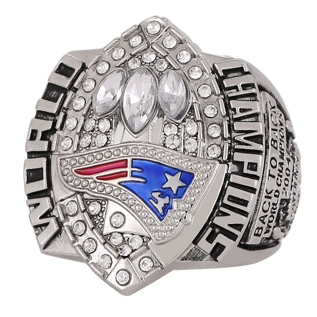 2004 New England Patriots Super Bowl XXXIX Championship Ring - Back-to-Back Dynasty