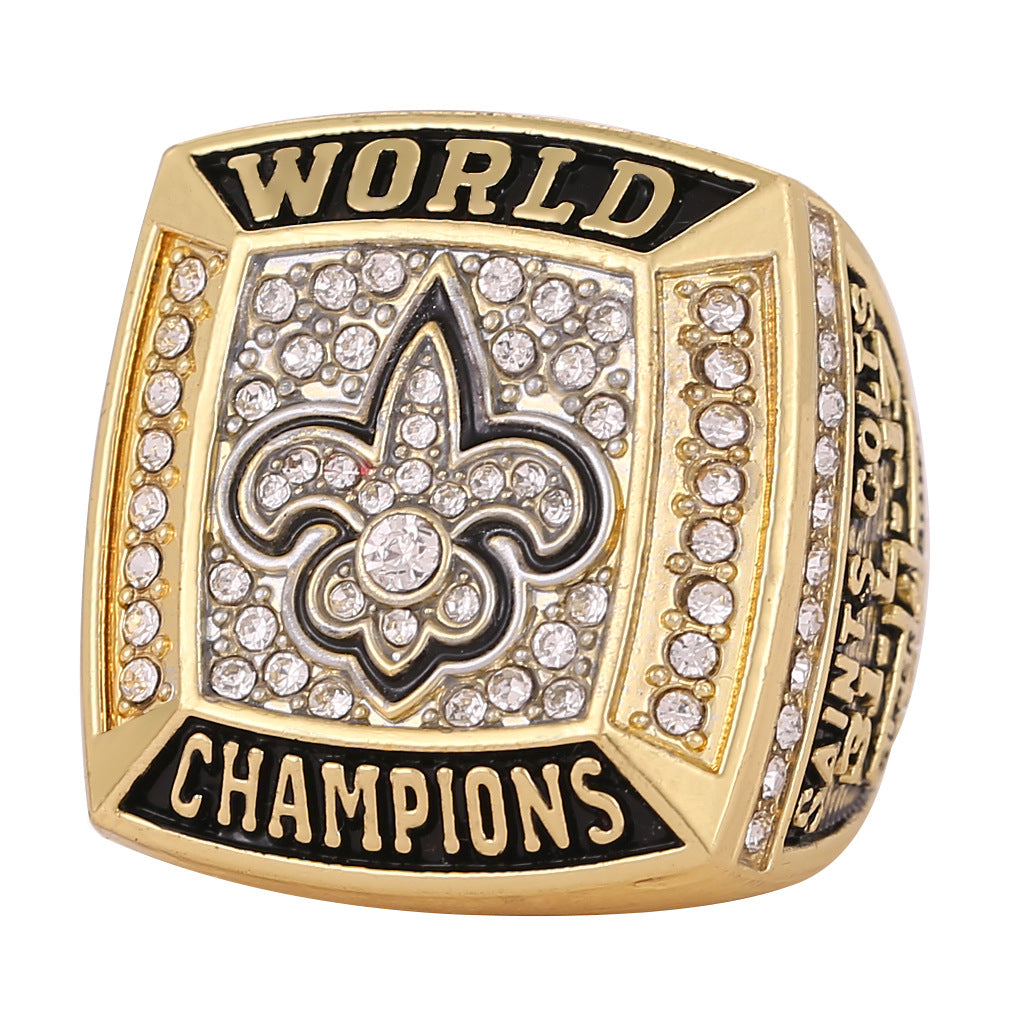 2009 New Orleans Saints Super Bowl XLIV Championship Ring - The Spirit of New Orleans