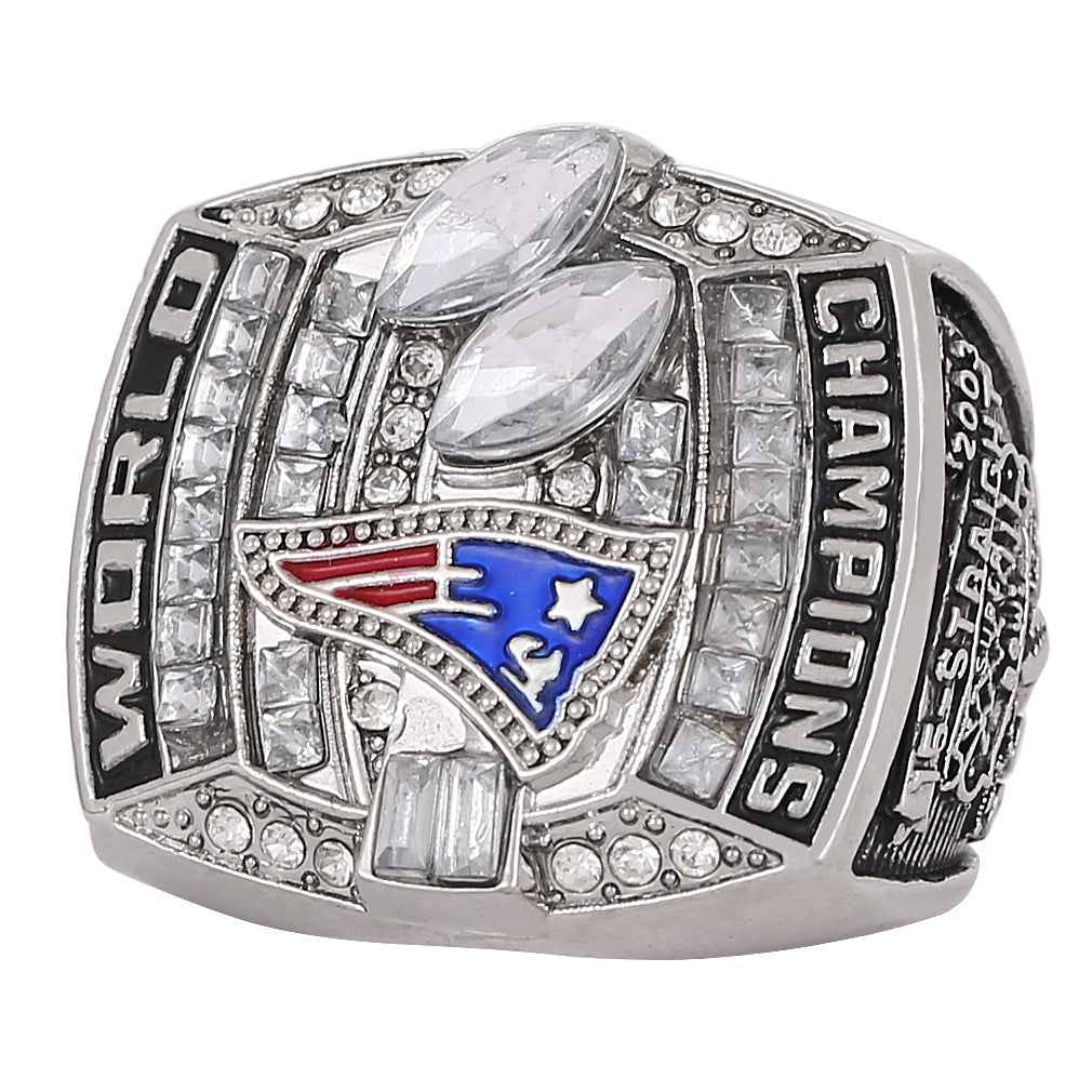 2003 New England Patriots Super Bowl XXXVIII Championship Ring - The Cardiac Kids
