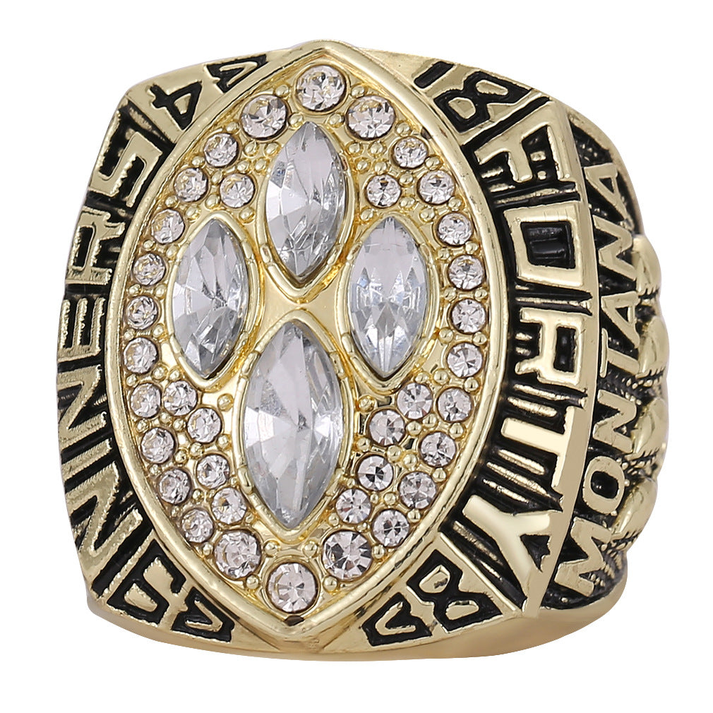 1989 San Francisco 49ers Super Bowl XXIV Championship Ring - Back-to-Back Supremacy