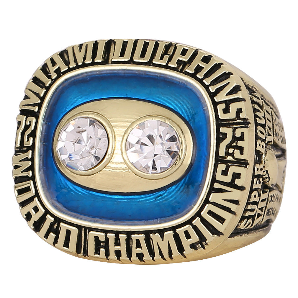 1973 Miami Dolphins Super Bowl VIII Championship Ring - Back-to-Back Dominance