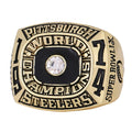 1974 Pittsburgh Steelers Super Bowl IX Championship Ring - The Steel Curtain Birth