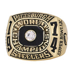 1974 Pittsburgh Steelers Super Bowl IX Championship Ring - The Steel Curtain Birth