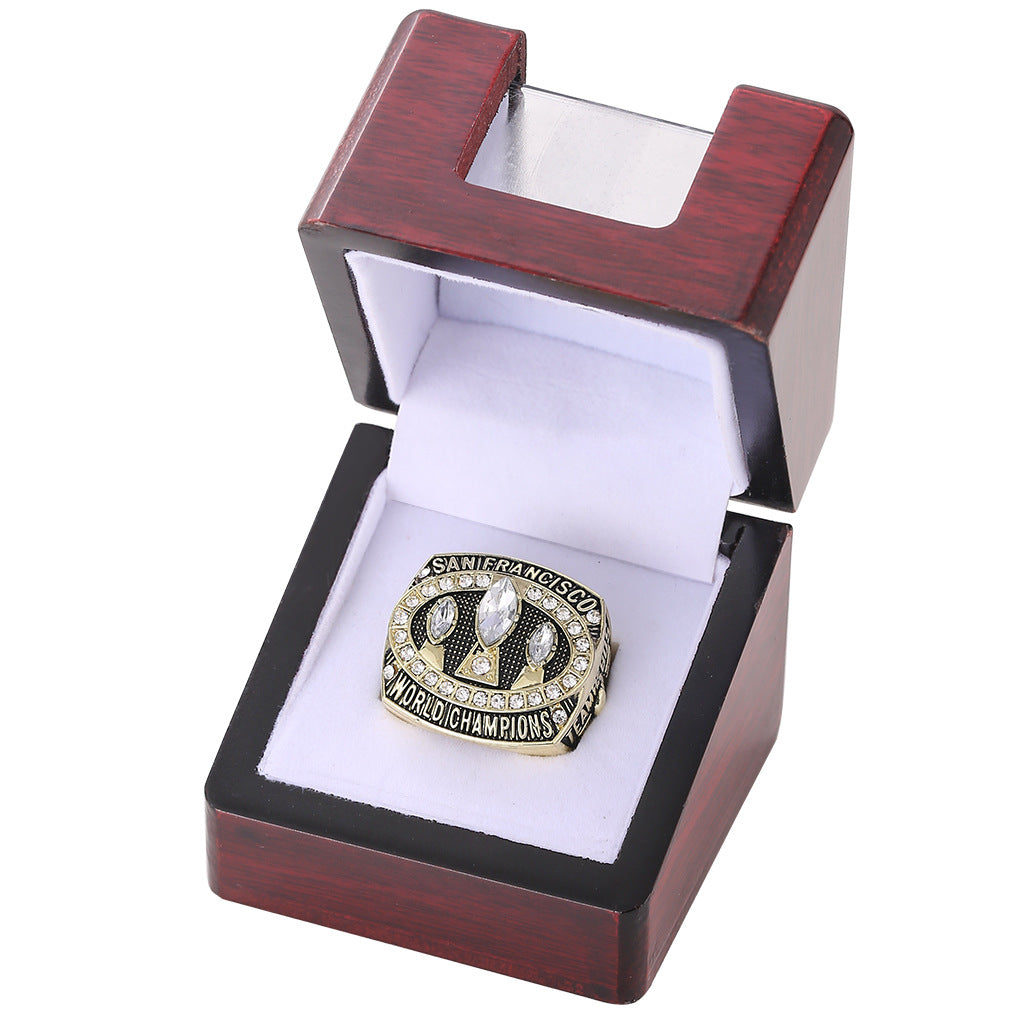 1988 San Francisco 49ers Super Bowl XXIII Championship Ring - The Drive to Victory