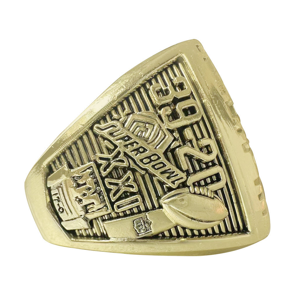 1986 New York Giants Super Bowl XXI Championship Ring - The Big Blue Wrecking Crew