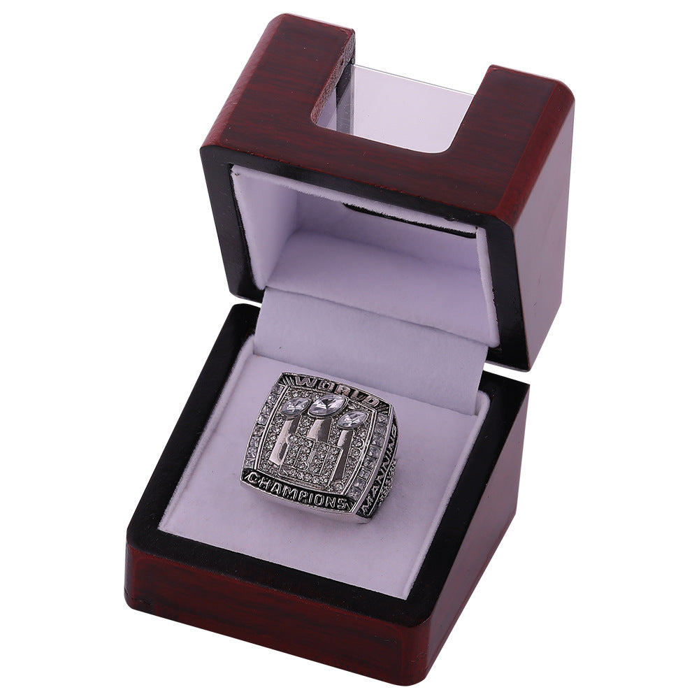 2007 New York Giants Super Bowl XLII Championship Ring - The Great Upset