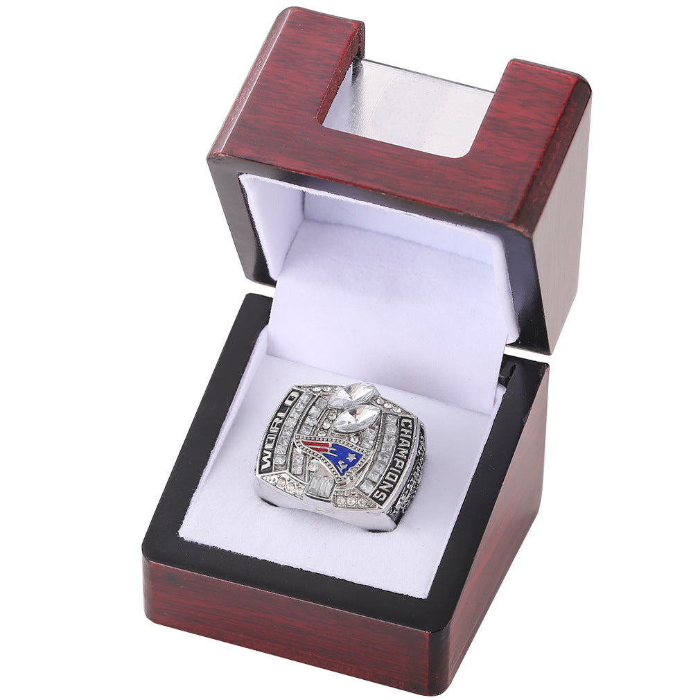 2003 New England Patriots Super Bowl XXXVIII Championship Ring - The Cardiac Kids