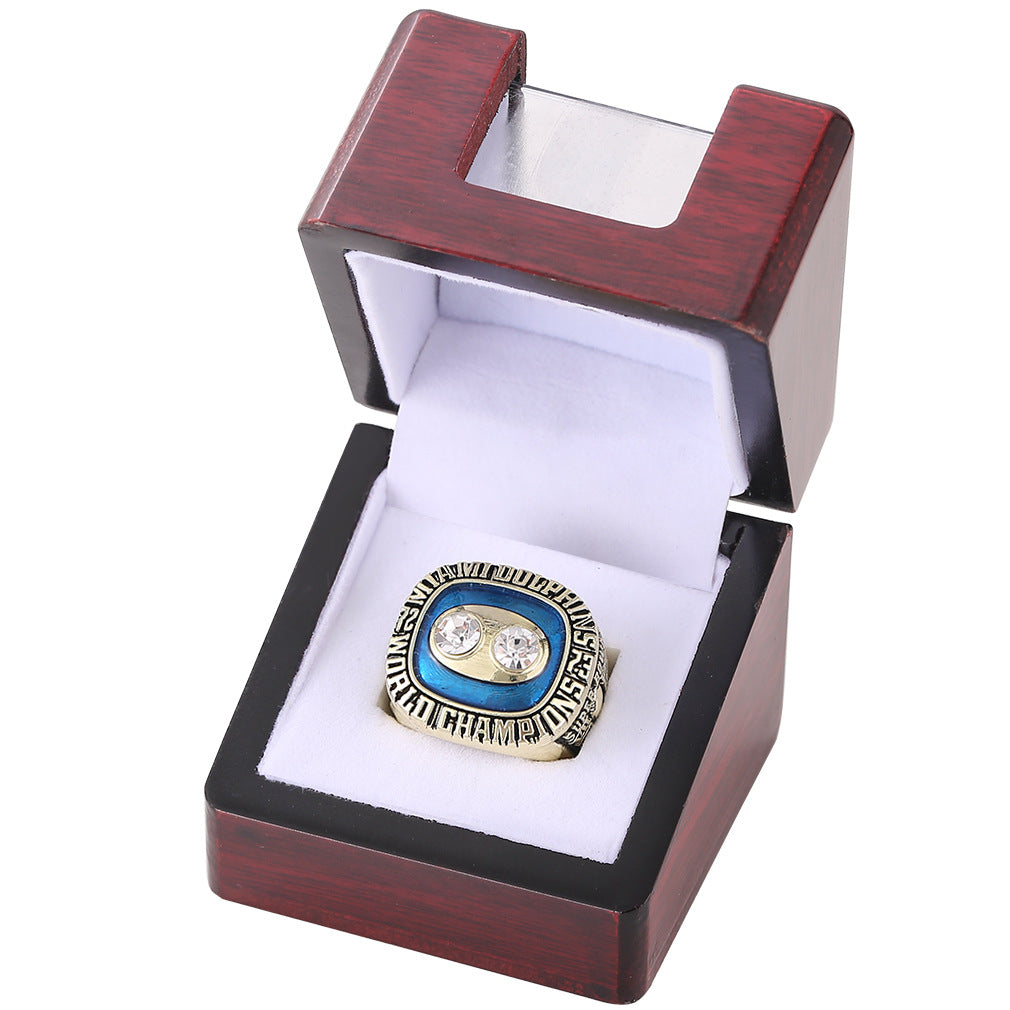 1973 Miami Dolphins Super Bowl VIII Championship Ring - Back-to-Back Dominance