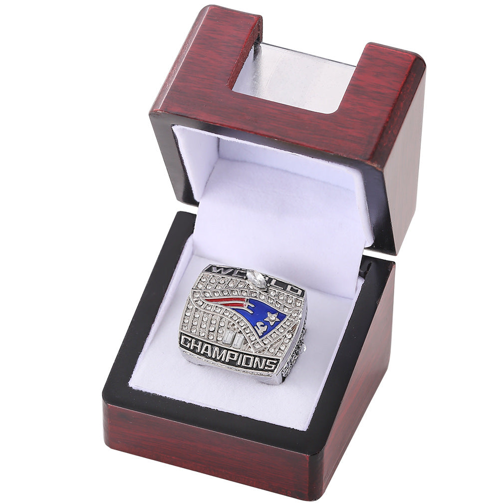2001 New England Patriots Super Bowl XXXVI Championship Ring - The First Dynasty Title