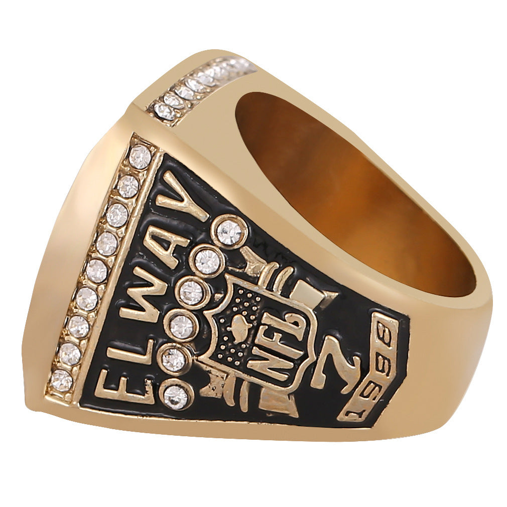 1998 Denver Broncos Super Bowl XXXIII Championship Ring - Back-to-Back Dynasty