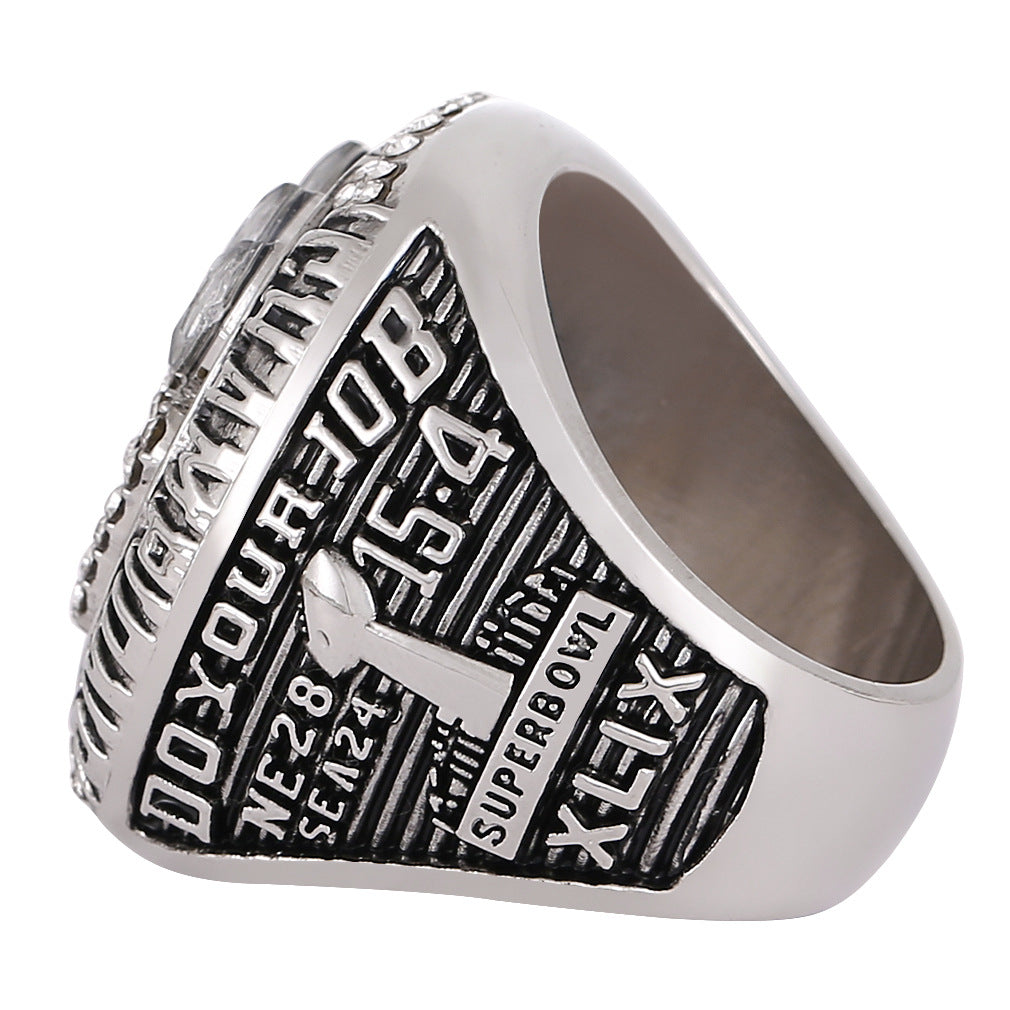 2014 New England Patriots Super Bowl XLIX Championship Ring - The Butler Interception