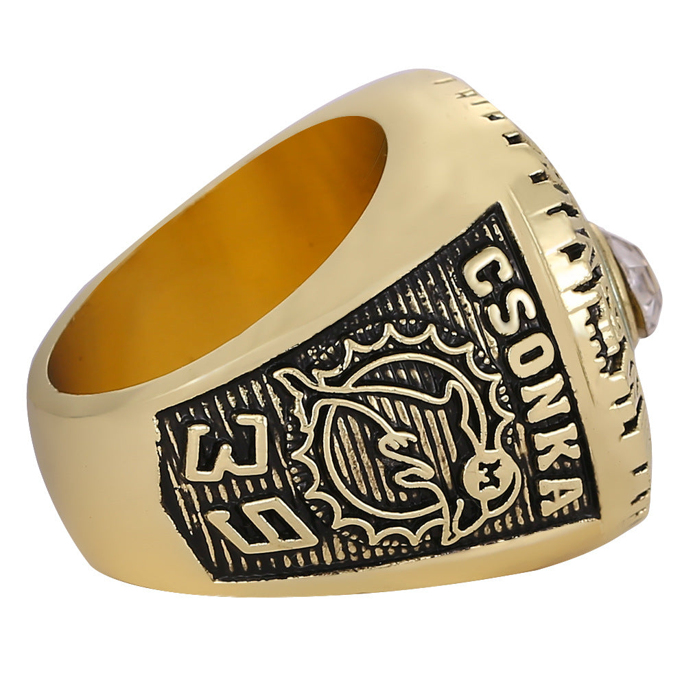 1973 Miami Dolphins Super Bowl VIII Championship Ring - Back-to-Back Dominance