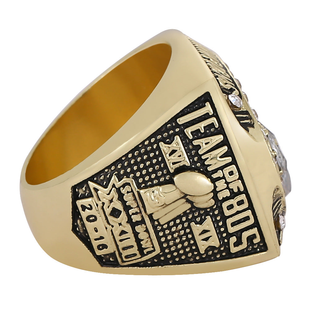 1988 San Francisco 49ers Super Bowl XXIII Championship Ring - The Drive to Victory