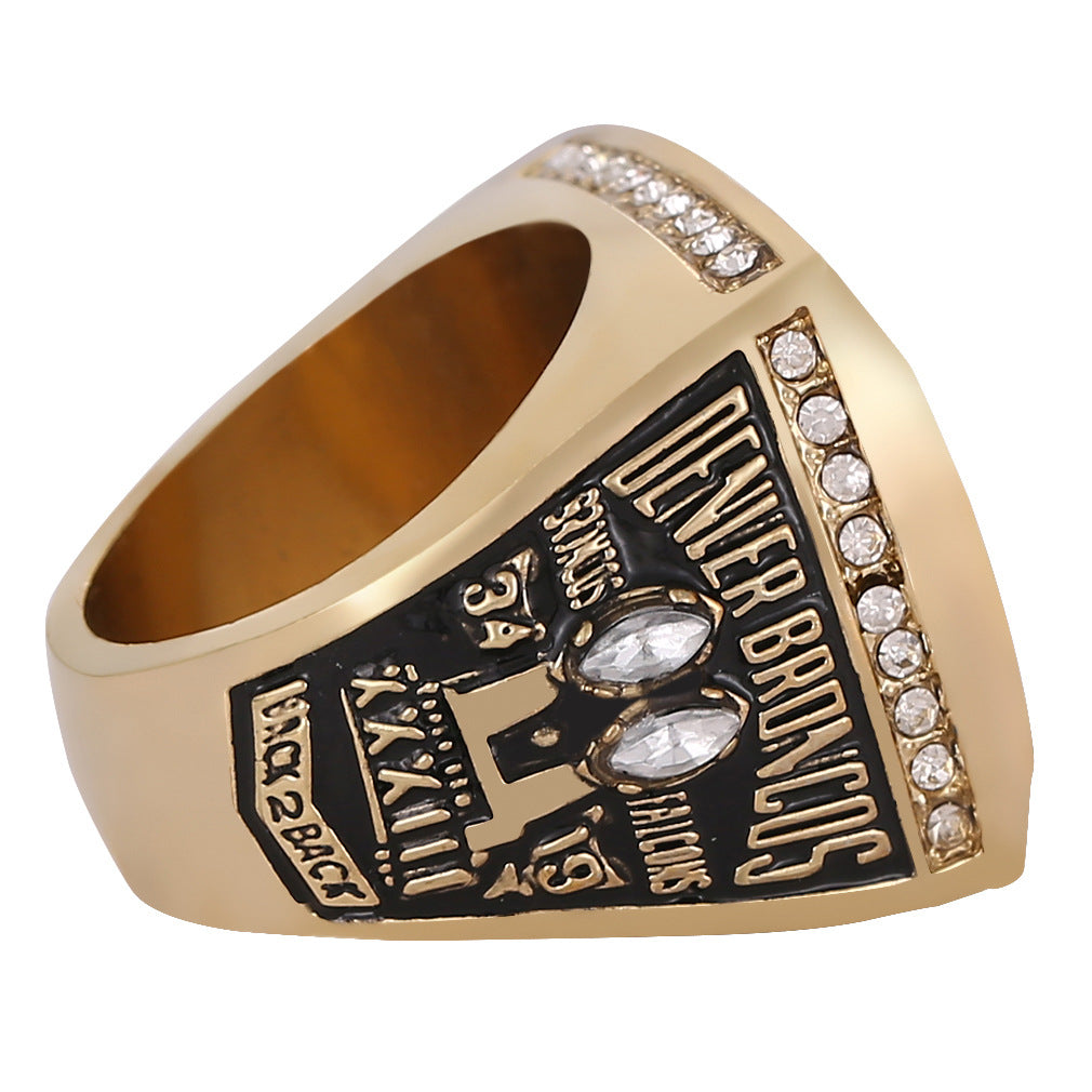 1998 Denver Broncos Super Bowl XXXIII Championship Ring - Back-to-Back Dynasty