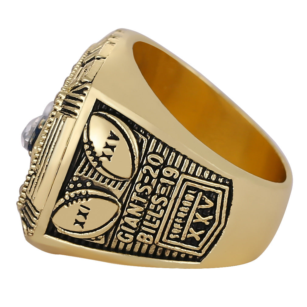 1990 New York Giants Super Bowl Championship Ring - Standard Series